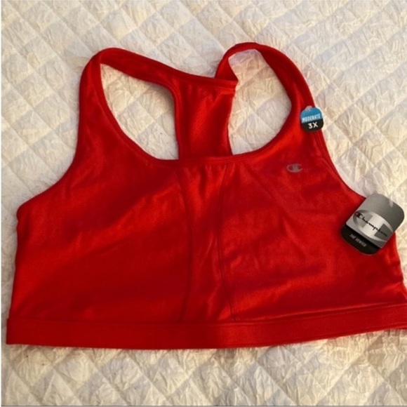 Champion Red Sports Bra size 3x - Picture 1 of 3